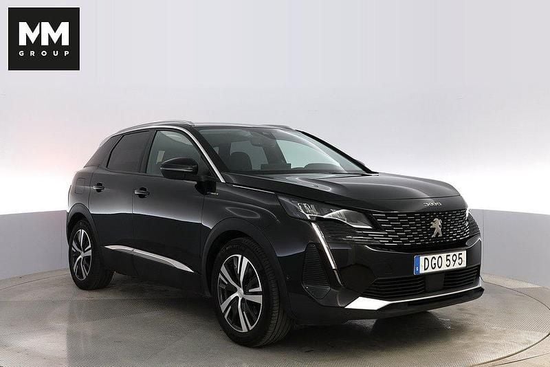 Svart Begagnad 2021 Peugeot 3008 Allure SUV | 289 000 kr (Marknadspris) - Bild 1/4