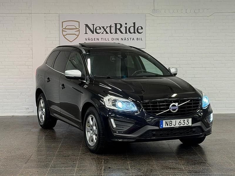 Begagnad Volvo XC60 R-Design 190 HK (139 kW) 2016 Svart SUV