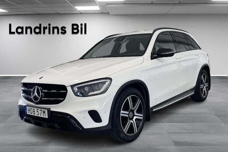 Vit Begagnad 2019 Mercedes GLC200 SUV | 379 900 kr (Dyr) - Bild 1/4