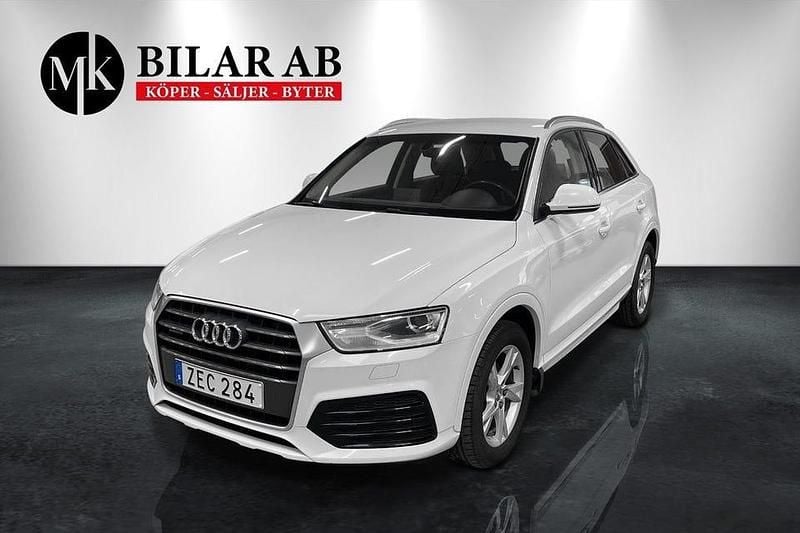Vit Begagnad 2017 Audi Q3 SUV | 176 900 kr (Marknadspris) - Bild 1/4