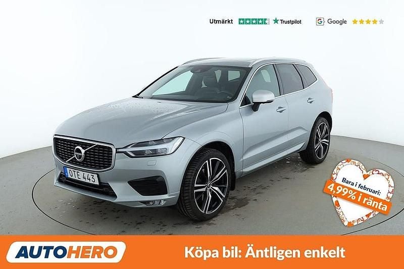 Begagnad Volvo XC60 R-Design 192 HK (141 kW) 2018 Silver SUV