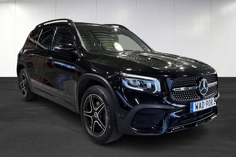 Begagnad Mercedes GLB200 AMG line 160 HK (117 kW) 2022 Svart SUV