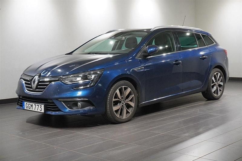 Blå Begagnad 2018 Renault Mégane GrandTour Bose Edition Kombi | 164 800 kr (Marknadspris) - Bild 1/2