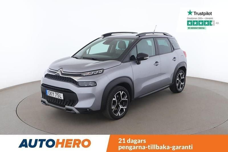 Grå Begagnad 2022 Citroën C3 Aircross PureTech SUV | 172 000 kr (Marknadspris) - Bild 1/4