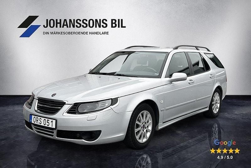 Grå Begagnad 2007 Saab 9-5 Linear Kombi | 69 900 kr - Bild 1/4