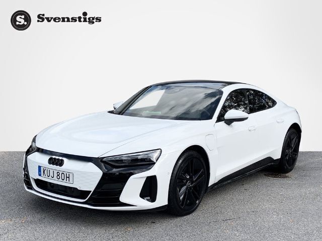 Vit Begagnad 2022 Audi e-tron GT quattro Business Sedan | 849 000 kr (Marknadspris) - Bild 1/4