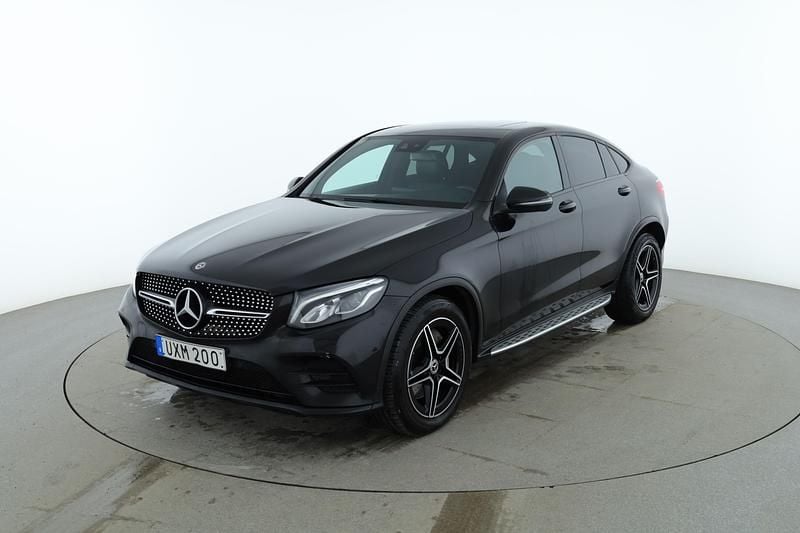 Begagnad Mercedes GLC220 AMG line 170 HK (125 kW) 2018 Svart Sportkupé