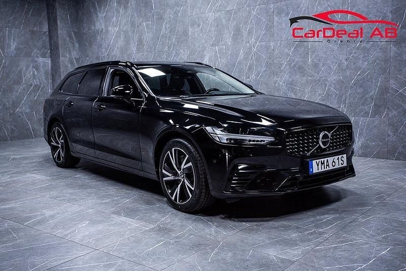 Svart Begagnad 2022 Volvo V90 Plus Kombi | 408 800 kr (Lite dyr) - Bild 1/4