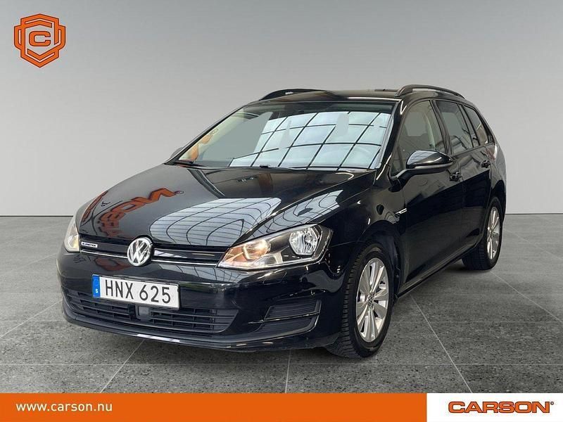 Svart Begagnad 2015 VW Golf VII Kombi | 74 900 kr (Marknadspris) - Bild 1/3
