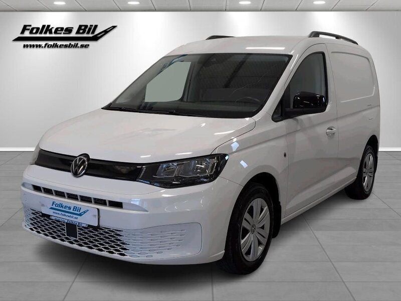 Vit (candyvit) Begagnad 2023 VW Caddy Minibuss | 323 750 kr (Marknadspris) - Bild 1/4