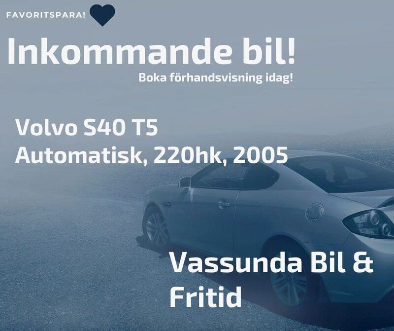 Grön Begagnad 2005 Volvo S40 Kinetic Sedan | 67 800 kr (Marknadspris) - Bild 1/1