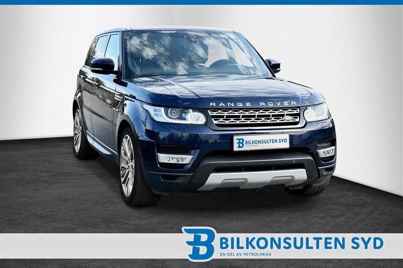 Svart (blå metallic) Begagnad 2017 Land Rover Range Rover Sport HSE SUV | 339 900 kr - Bild 1/4