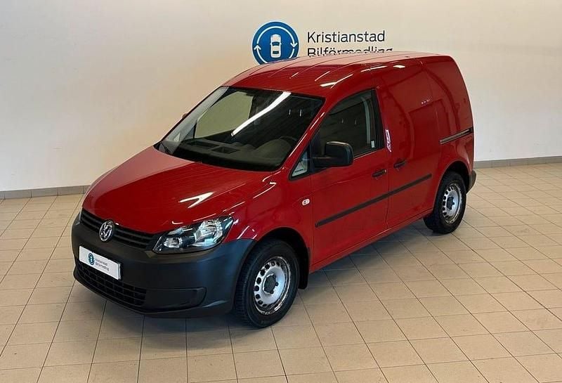 Begagnad VW Caddy 109 HK (80 kW) 2015 Röd Minibuss