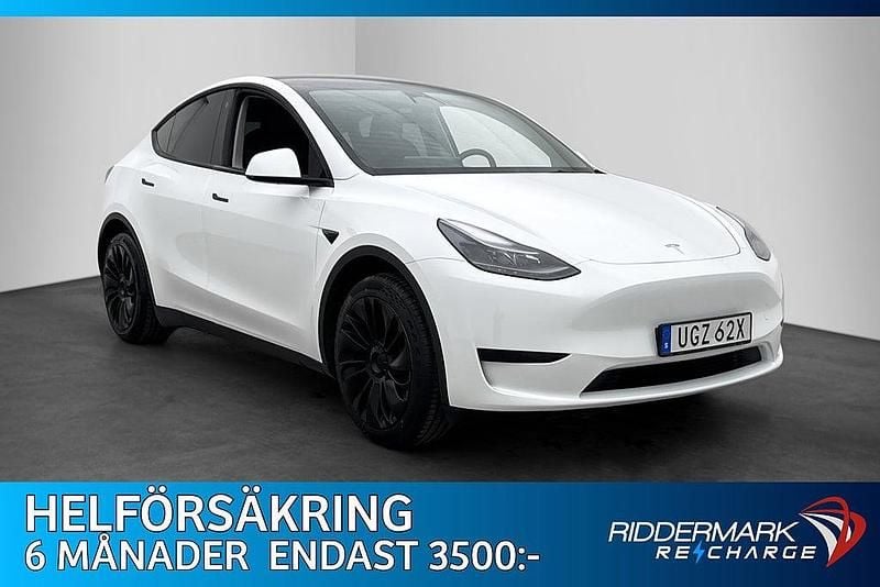 Vit Begagnad 2023 Tesla Model Y Standard Range SUV | 339 900 kr (Marknadspris) - Bild 1/4