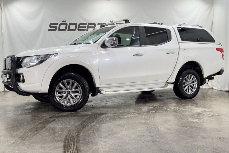 Vit Begagnad 2019 Mitsubishi L200 Pickup | 214 900 kr (Bra pris) - Bild 1/4