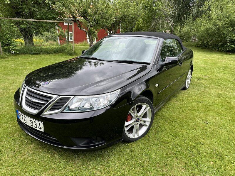 Svart Begagnad 2008 Saab 9-3 Cabriolet Vector Cab | 85 000 kr - Bild 1/3