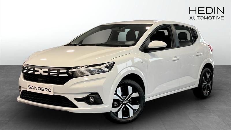 Snövit Ny 2026 Dacia Sandero Expression Halvkombi | 219 900 kr - Bild 1/4