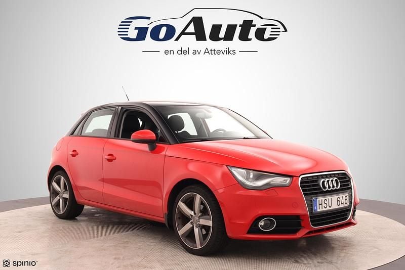Begagnad Audi A1 Sportback Proline 86 HK (63 kW) 2013 Röd Halvkombi