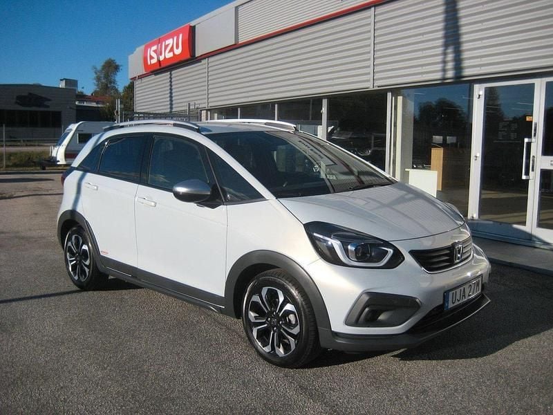 Vit Begagnad 2022 Honda Jazz Halvkombi | 249 800 kr (Dyr) - Bild 1/4