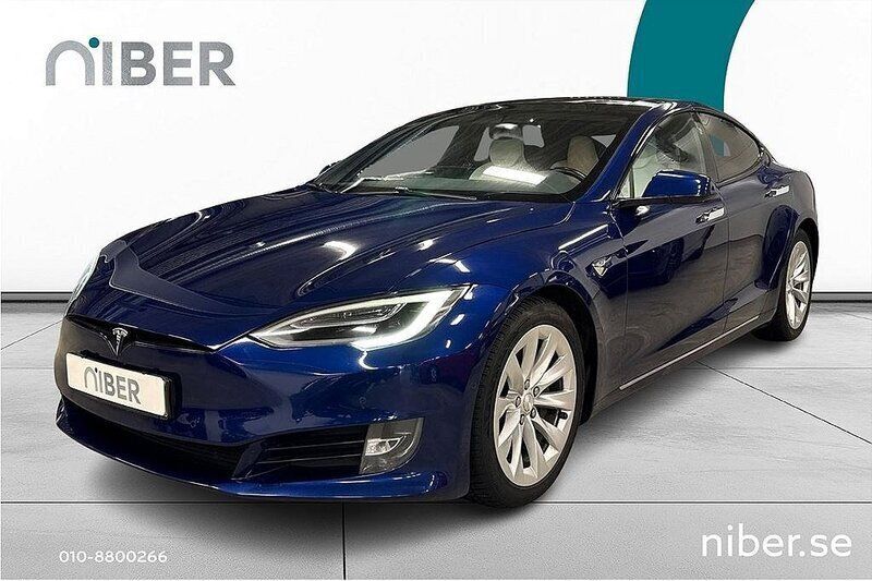 Blå Begagnad 2019 Tesla Model S Sedan | 289 900 kr (Bra pris) - Bild 1/4