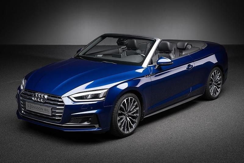 Blå Begagnad 2017 Audi A5 Cabriolet S-Line Cab | 309 000 kr (Marknadspris) - Bild 1/4