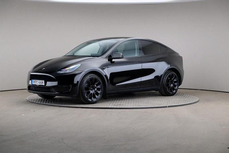 Svart Begagnad 2022 Tesla Model Y Long Range AWD SUV | 395 000 kr (Bra pris) - Bild 1/4