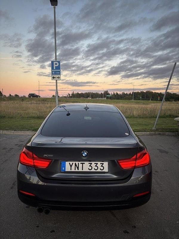 Grå Begagnad 2018 BMW 420 Gran Coupé Sport Line Sportkupé | 220 000 kr (Superpris) - Bild 1/4