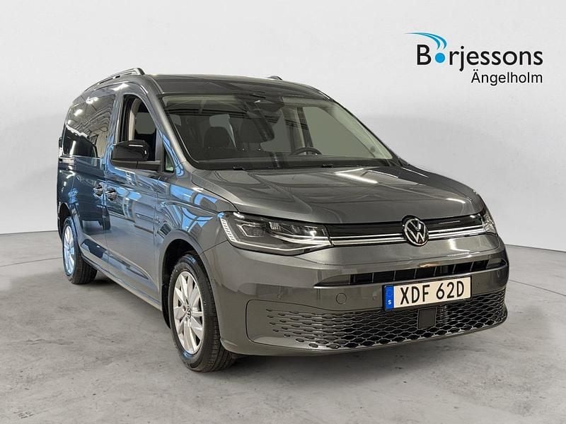 Silver Ny 2026 VW Caddy Maxi Minibuss | 559 900 kr - Bild 1/4