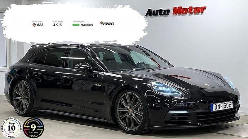 Svart Begagnad 2018 Porsche Panamera Sport Turismo Kombi | 639 900 kr - Bild 1/3