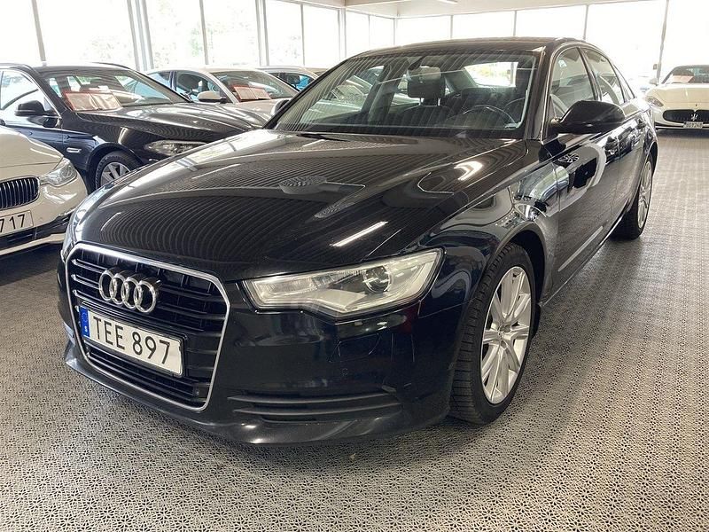 Svart Begagnad 2014 Audi A6 Proline Sedan | 139 000 kr (Marknadspris) - Bild 1/4