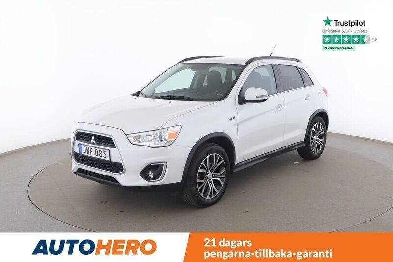Vit Begagnad 2015 Mitsubishi ASX SUV | 128 000 kr (Marknadspris) - Bild 1/4