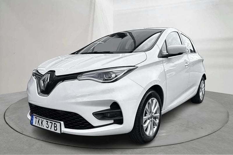 Vit Begagnad 2020 Renault Zoe Halvkombi | 132 000 kr (Marknadspris) - Bild 1/4