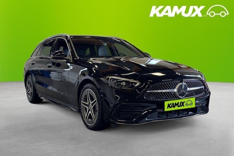 Svart Begagnad 2024 Mercedes C300e AMG Kombi | 507 700 kr (Superpris) - Bild 1/3