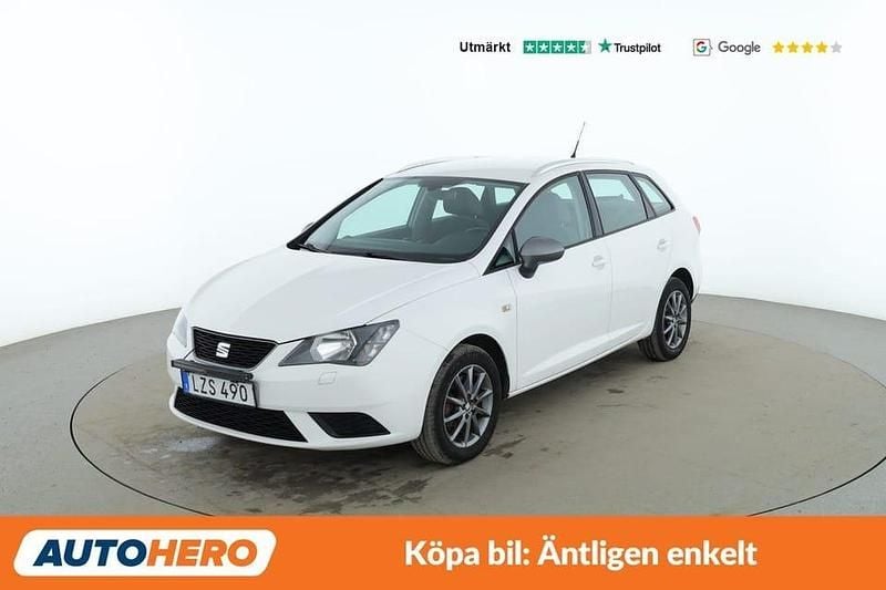 Vit Begagnad 2015 Seat Ibiza ST Style Kombi | 117 000 kr - Bild 1/4