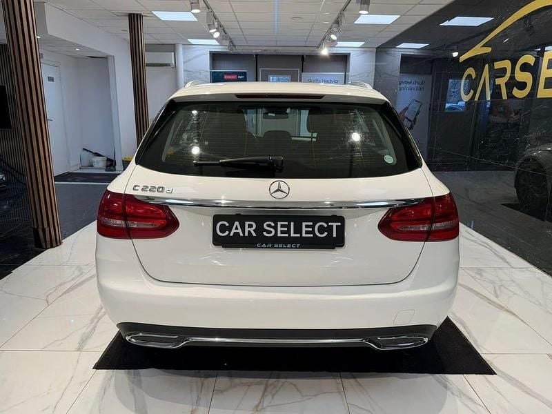 Begagnad Mercedes C220 Avantgarde 173 HK (127 kW) 2018 Vit Kombi
