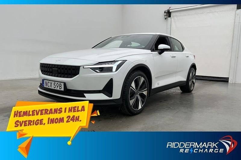 Vit Begagnad 2022 Polestar 2 Standard Range Single Motor Halvkombi | 304 800 kr (Marknadspris) - Bild 1/3