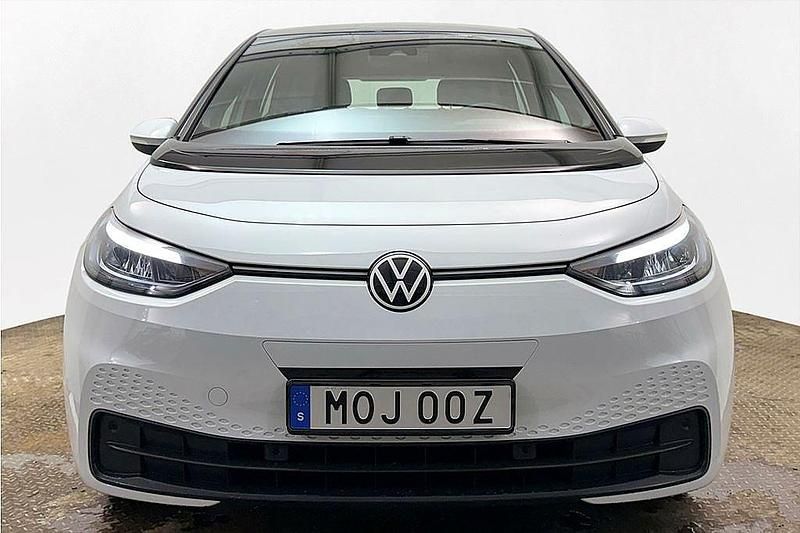 Begagnad VW ID.3 Pro 150 kW (204 HK) 2022 Vit Halvkombi