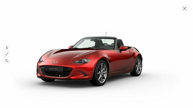 Soul red crystal Begagnad 2022 Mazda MX5 Cab | 346 900 kr (Marknadspris) - Bild 1/4