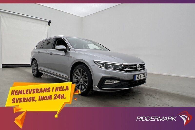 Silver Begagnad 2019 VW Passat R-line Kombi | 239 800 kr (Lite dyr) - Bild 1/3