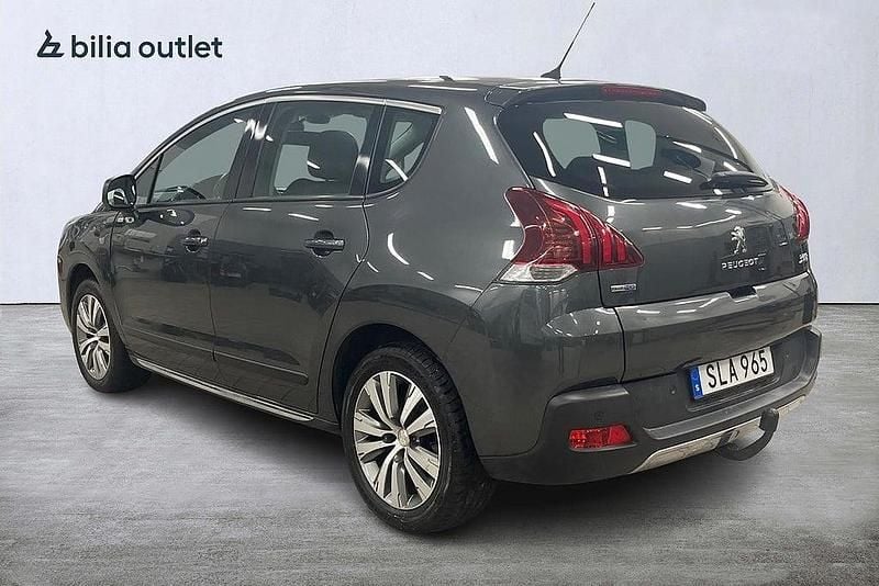 Begagnad Peugeot 3008 Allure 120 HK (88 kW) 2016 Mörkgrå Kombi