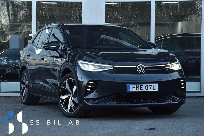 Mörkgrå Begagnad 2021 VW ID.4 GTX SUV | 307 900 kr (Bra pris) - Bild 1/3