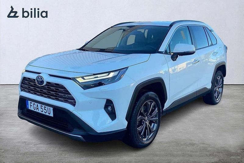 Vit Begagnad 2022 Toyota RAV4 Hybrid Executive SUV | 374 900 kr (Bra pris) - Bild 1/3