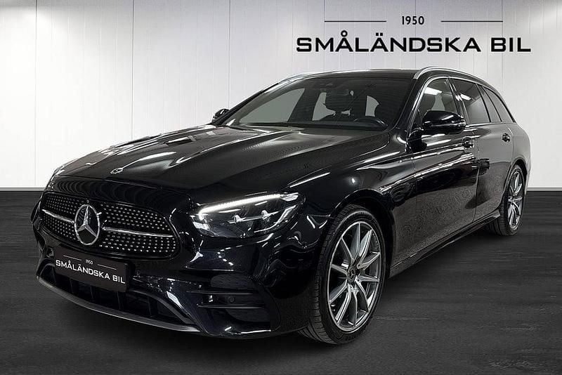Svart Begagnad 2022 Mercedes E220 AMG line Kombi | 399 000 kr (Bra pris) - Bild 1/4