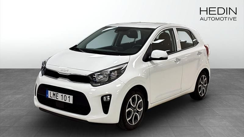 Vit Begagnad 2022 Kia Picanto Advance Halvkombi | 124 900 kr (Marknadspris) - Bild 1/4