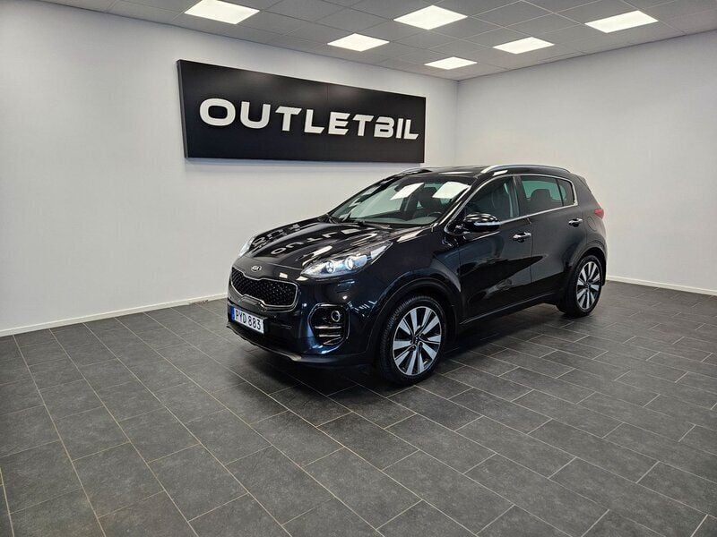 Svart Begagnad 2016 Kia Sportage SUV | 149 000 kr (Marknadspris) - Bild 1/4