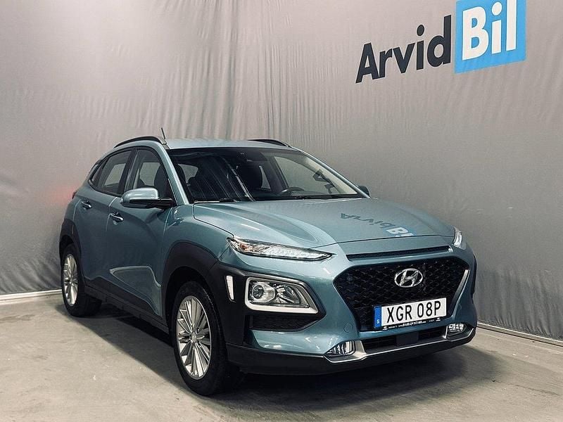 Grön Begagnad 2019 Hyundai Kona Trend SUV | 148 700 kr (Marknadspris) - Bild 1/4