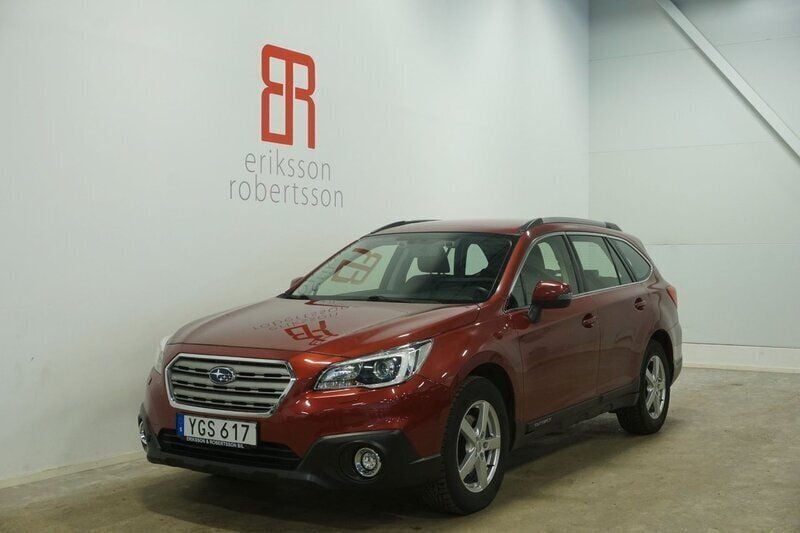 Ljusröd (röd) Begagnad 2016 Subaru Outback SUV | 199 900 kr (Lite dyr) - Bild 1/4