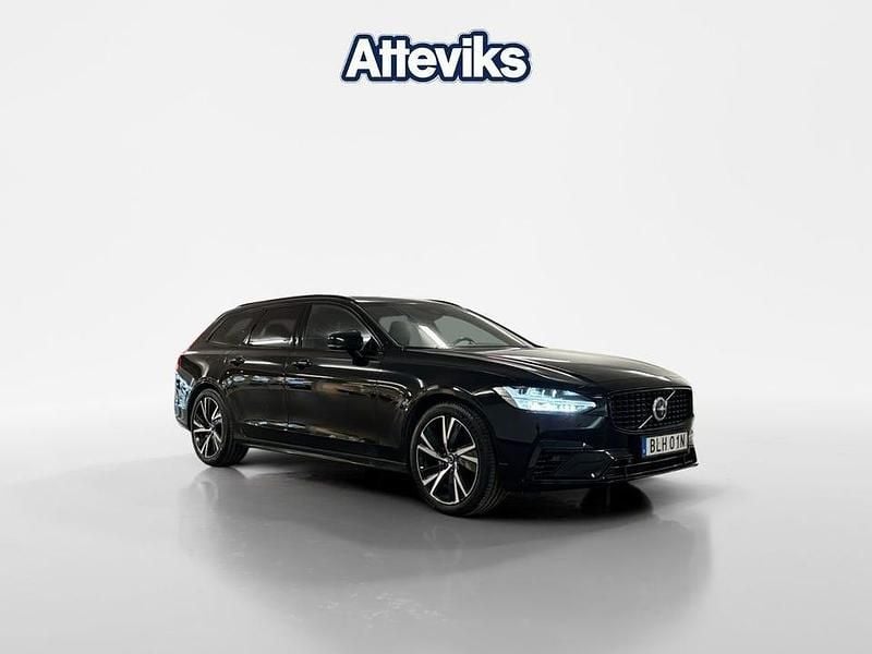 Begagnad Volvo V90 R-Design 344 HK (253 kW) 2021 Svart Kombi