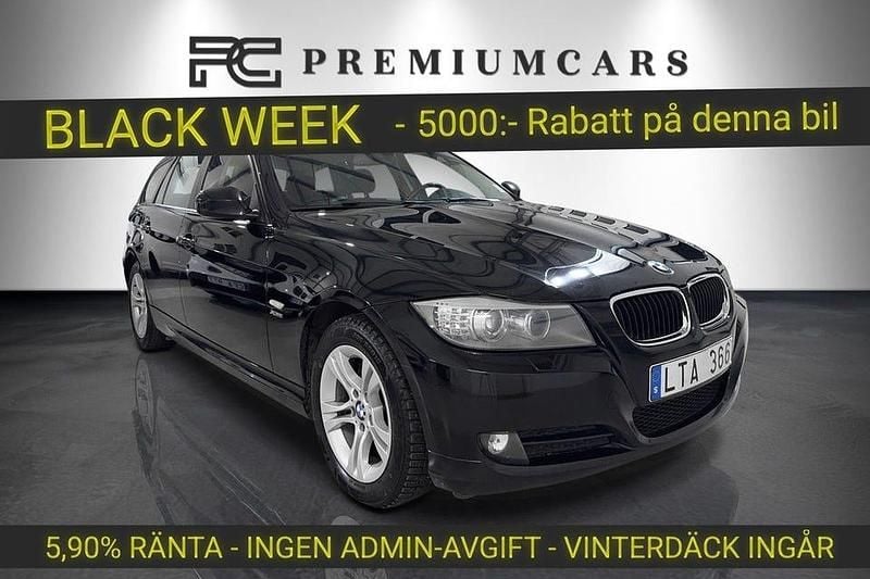 Svart Begagnad 2011 BMW 320 Kombi | 94 900 kr (Marknadspris) - Bild 1/4