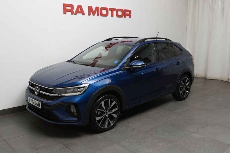 Blå Begagnad 2024 VW Taigo R-line SUV | 269 900 kr (Marknadspris) - Bild 1/3